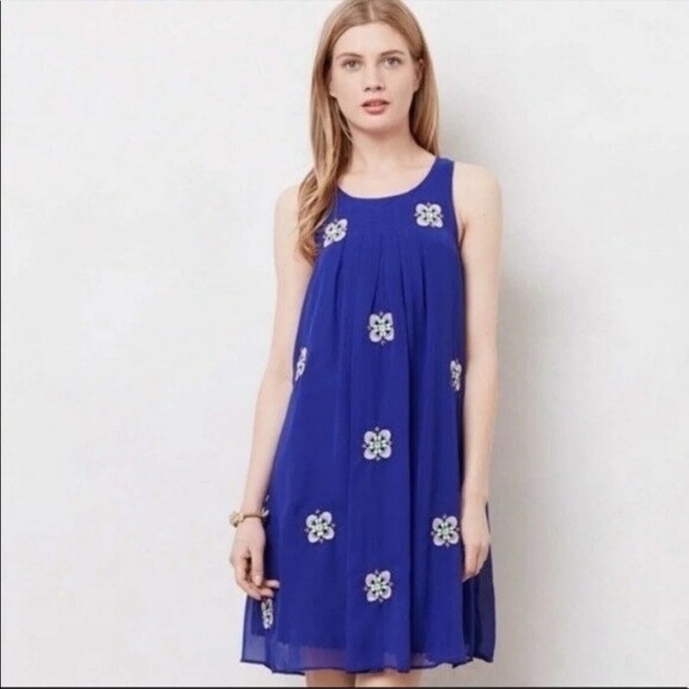 Anthropologie Amapola Sleeveless Shift Dress by Leifsdottir